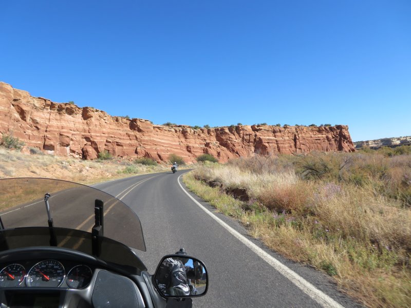 A scene from the highway on Historic Route 66